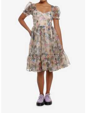 Thorn & Fable Through The Looking Glass Tea Party Organza Maxi Dress, , hi-res