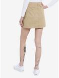 Social Collision Stars & Stripes Khaki Mini Skirt, PURPLE, alternate