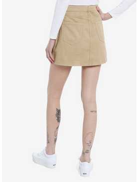 Social Collision Stars & Stripes Khaki Mini Skirt, , hi-res