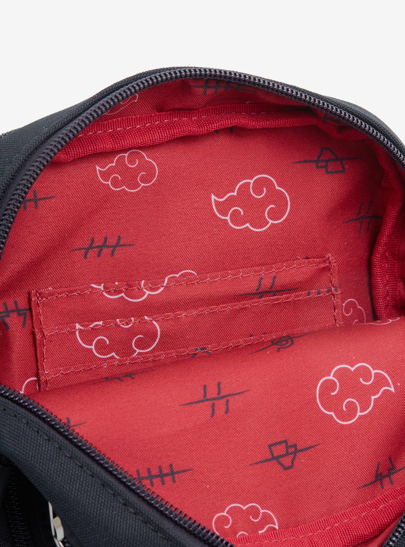 Naruto Shippuden Akatsuki Cloud Crossbody Bag - BoxLunch Exclusive, , alternate