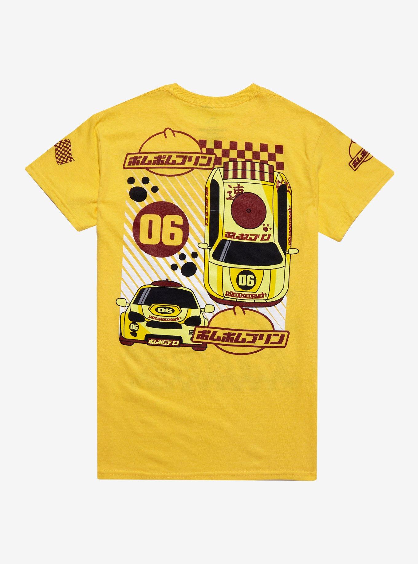 Pompompurin Racing Boyfriend Fit Girls T-Shirt, , hi-res