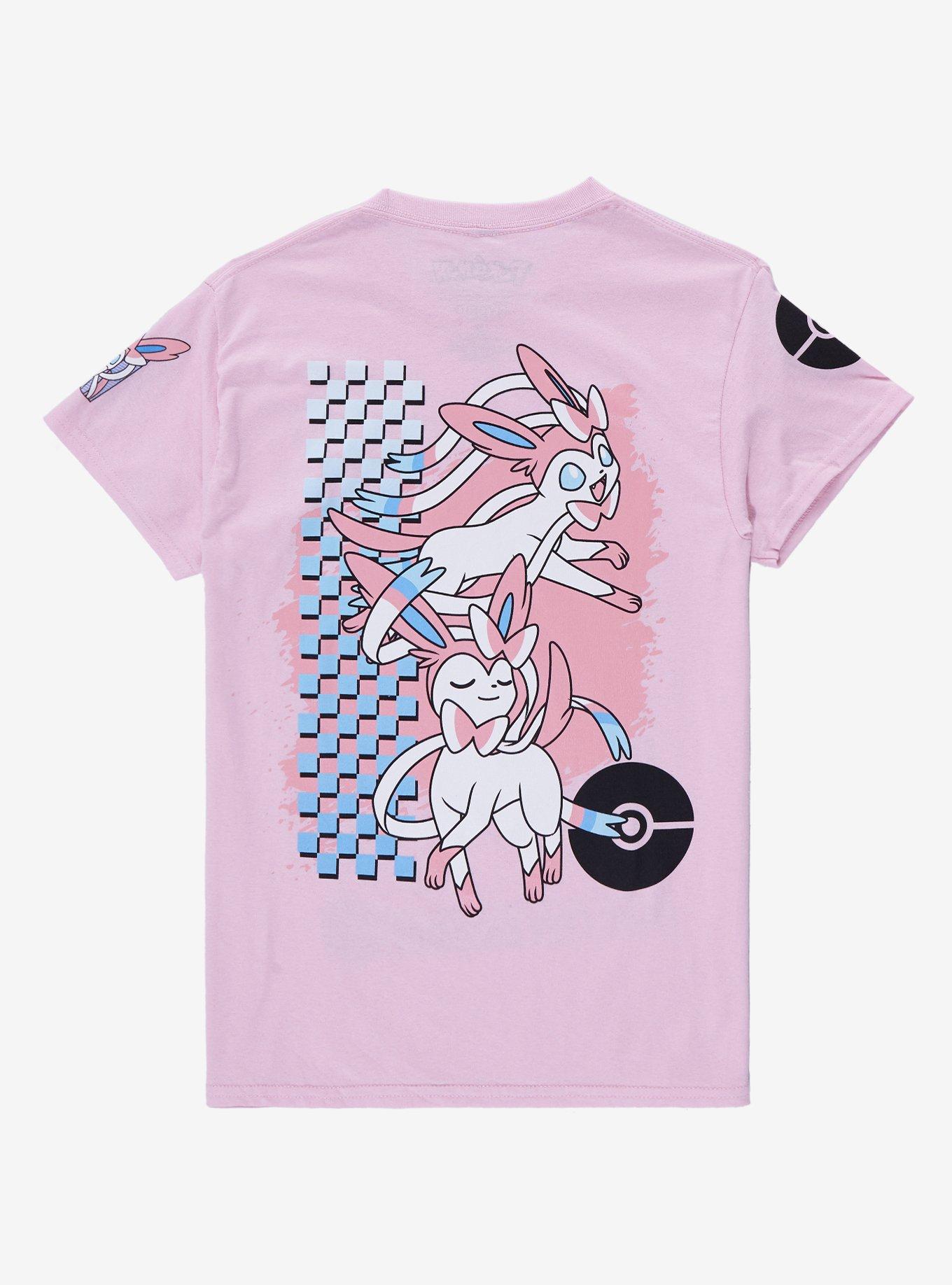 Pokemon Sylveon Boyfriend Fit Girls T-Shirt, MULTI, alternate