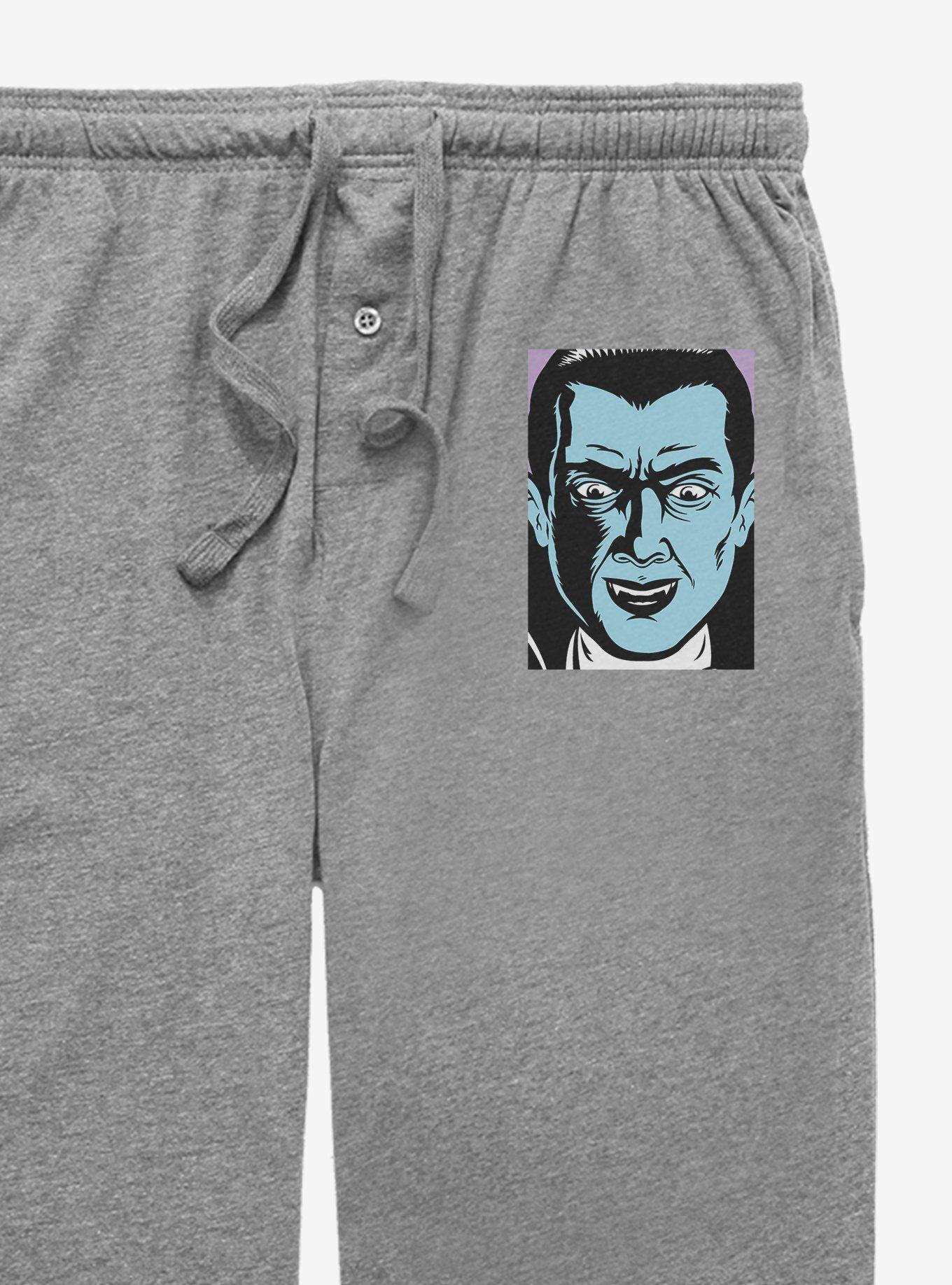 Dracula Pop Art Pajama Pants, , alternate