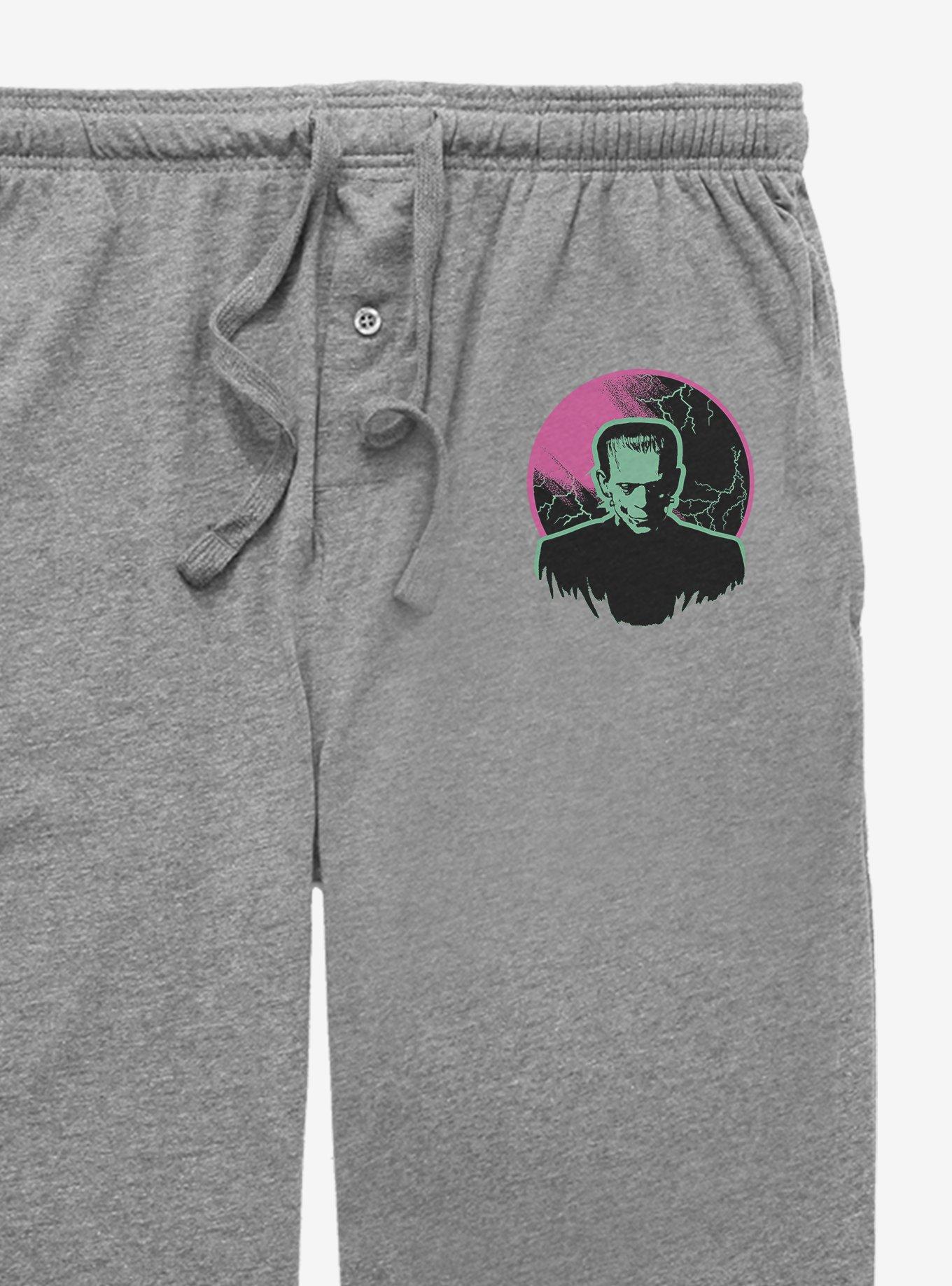 Frankenstein Lightning Portrait Pajama Pants, , alternate