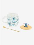 Disney Stitch Glass Mug With Lid, , alternate
