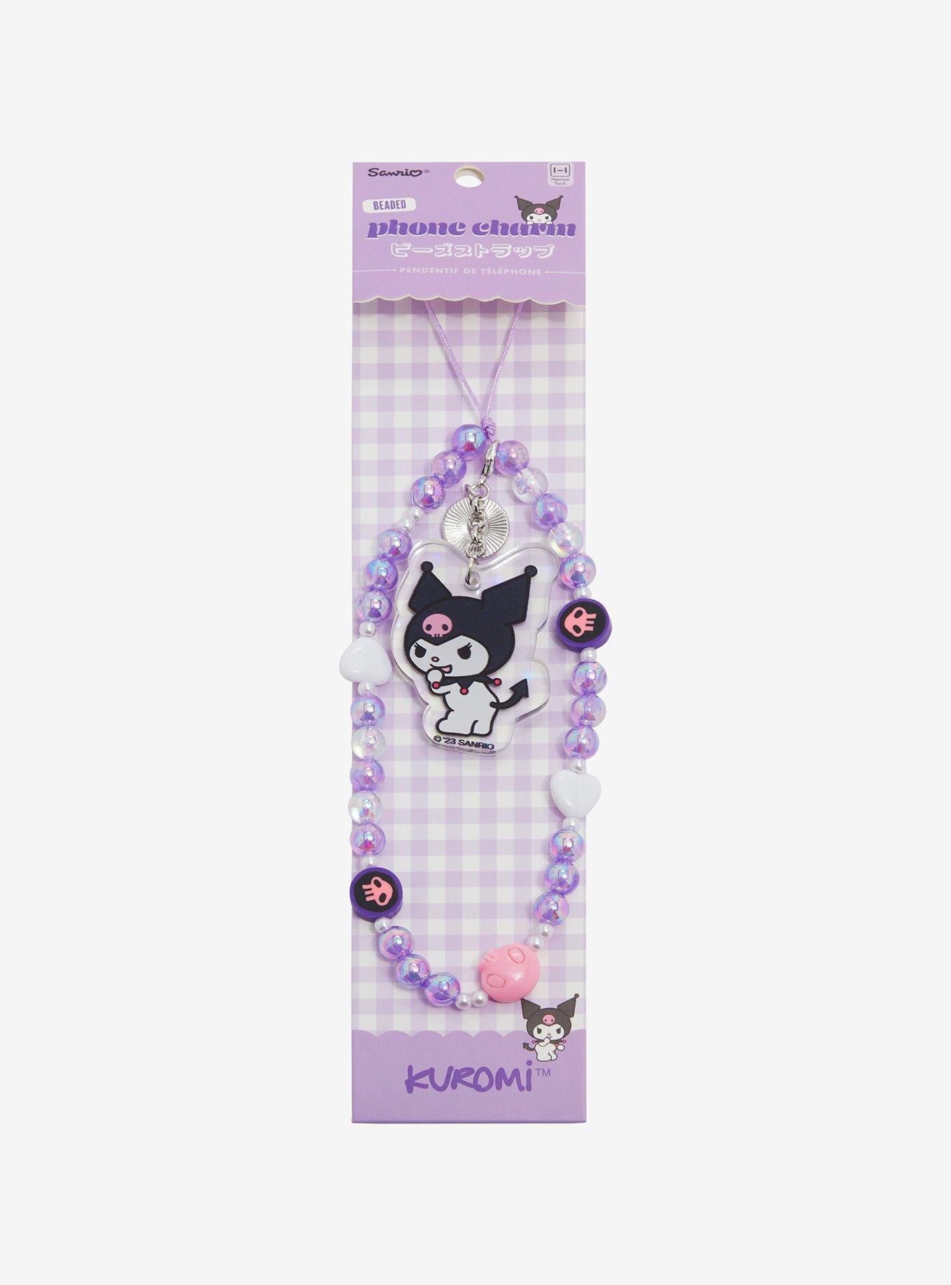 Sanrio Kuromi Beaded Phone Wristlet, , alternate