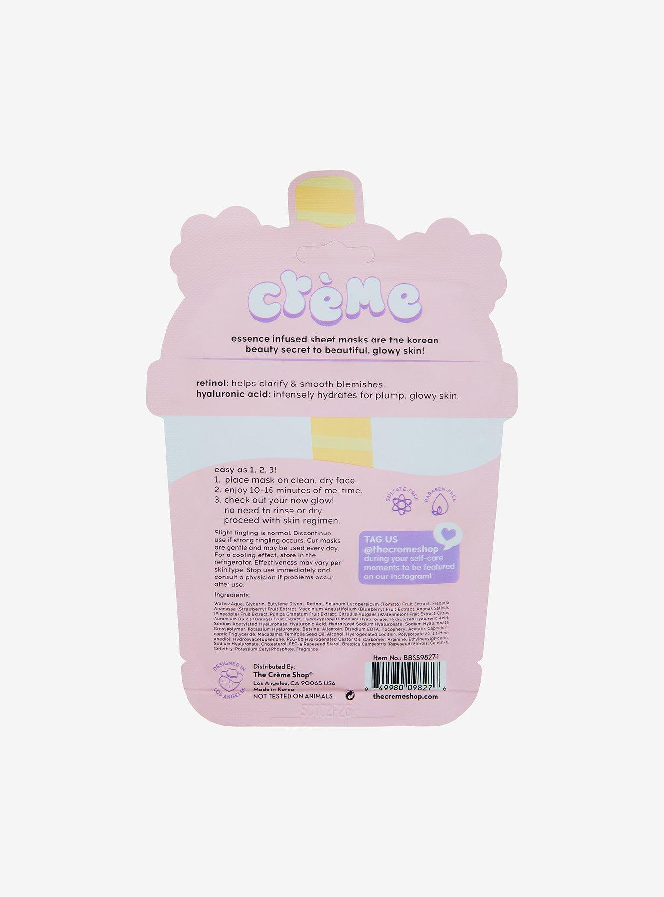 The Creme Shop Beary Boba Facial Sheet Mask, , alternate