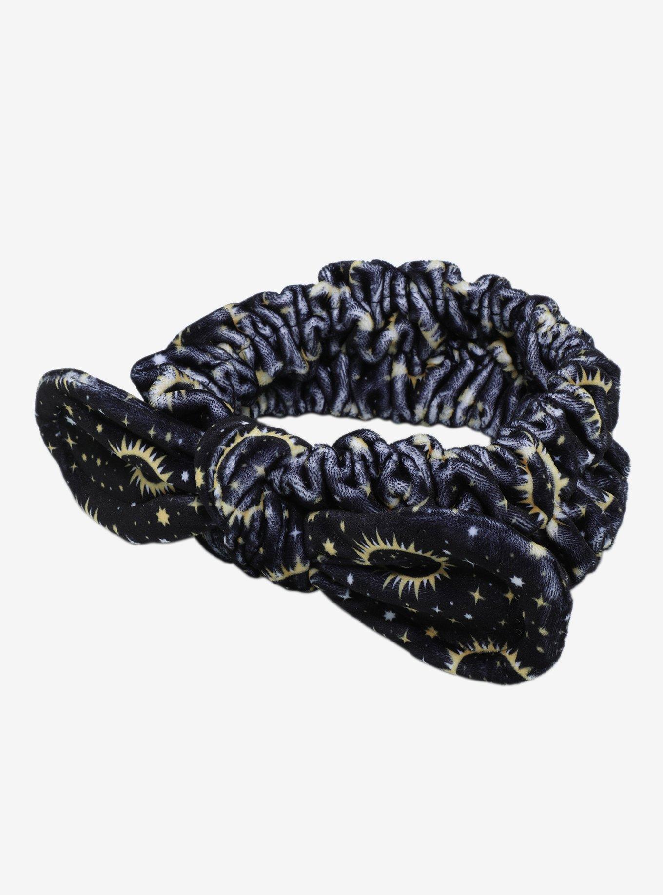 Black Celestial Spa Headband, , alternate