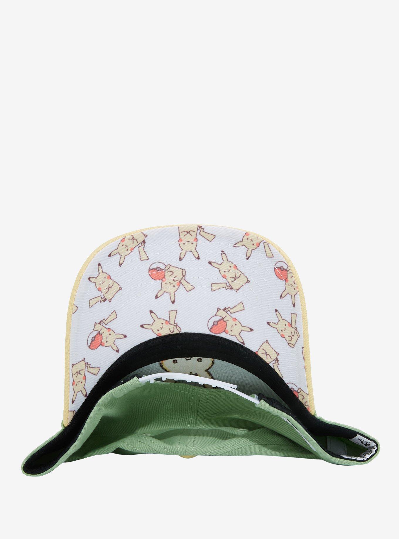Pokemon Kawaii Pikachu Snapback Hat, , alternate
