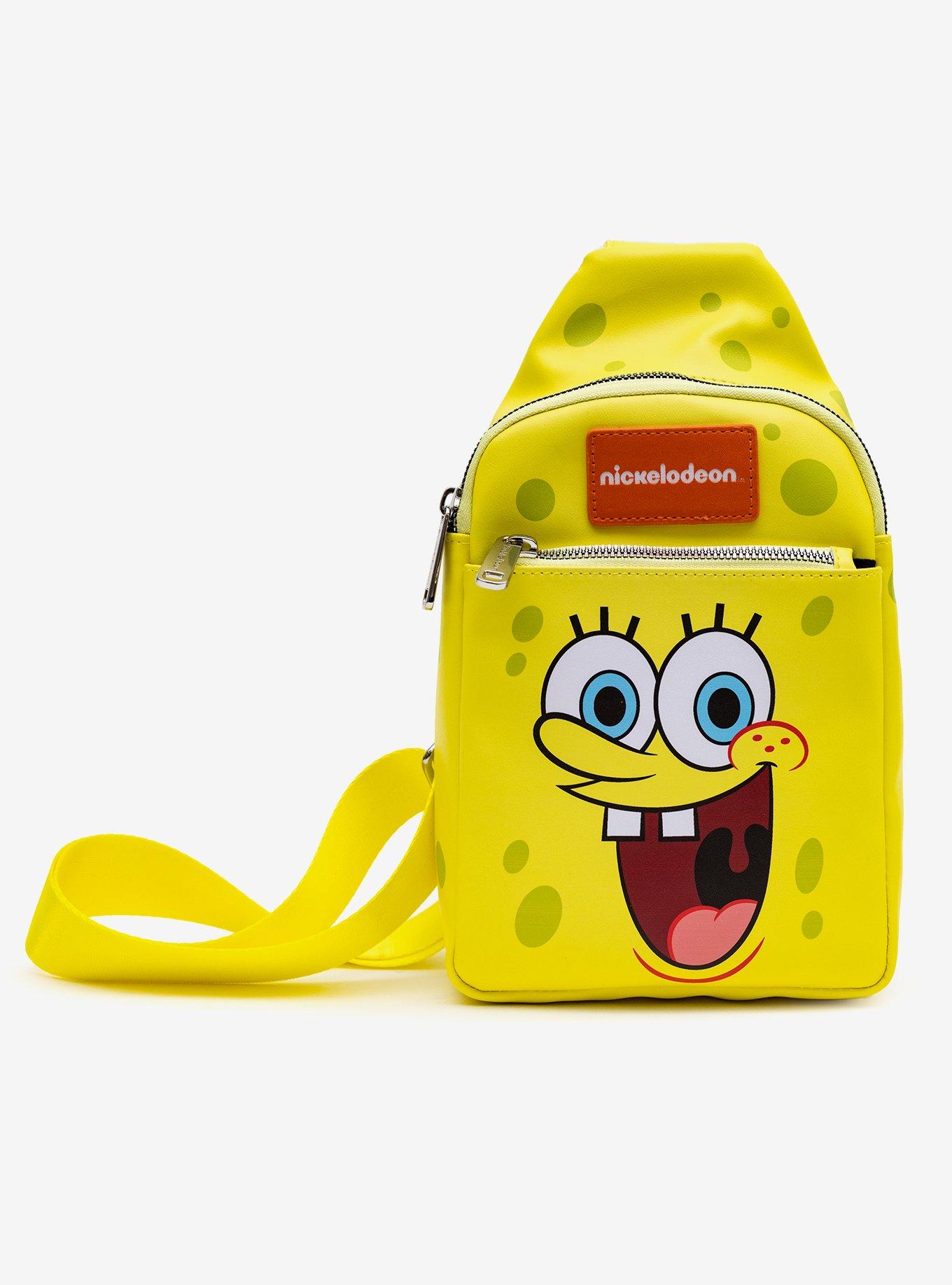 Hot Topic SpongeBob SquarePants Smiling Face Close Up Crossbody Bag ...