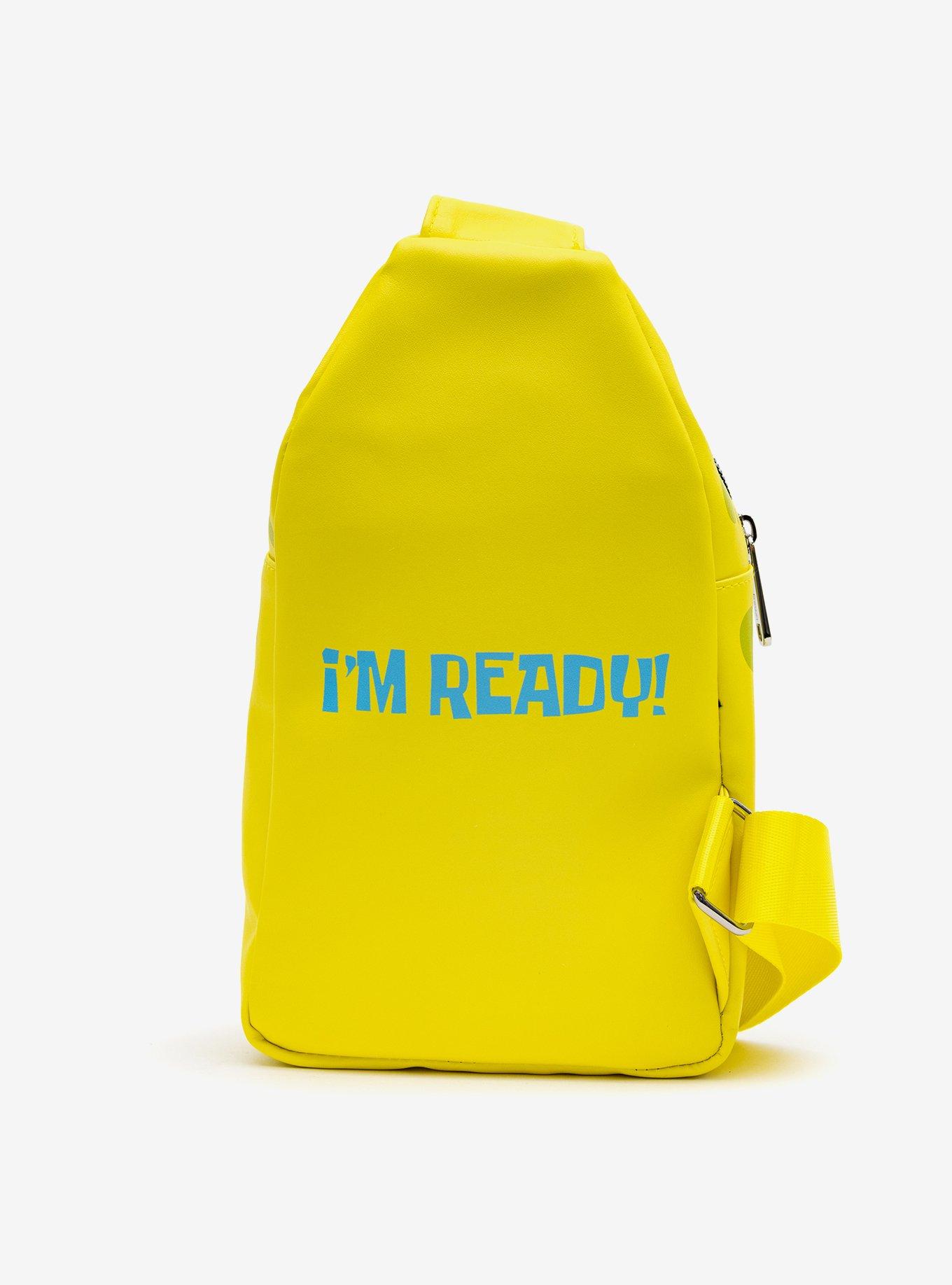 SpongeBob SquarePants Smiling Face Close Up Crossbody Bag, , alternate