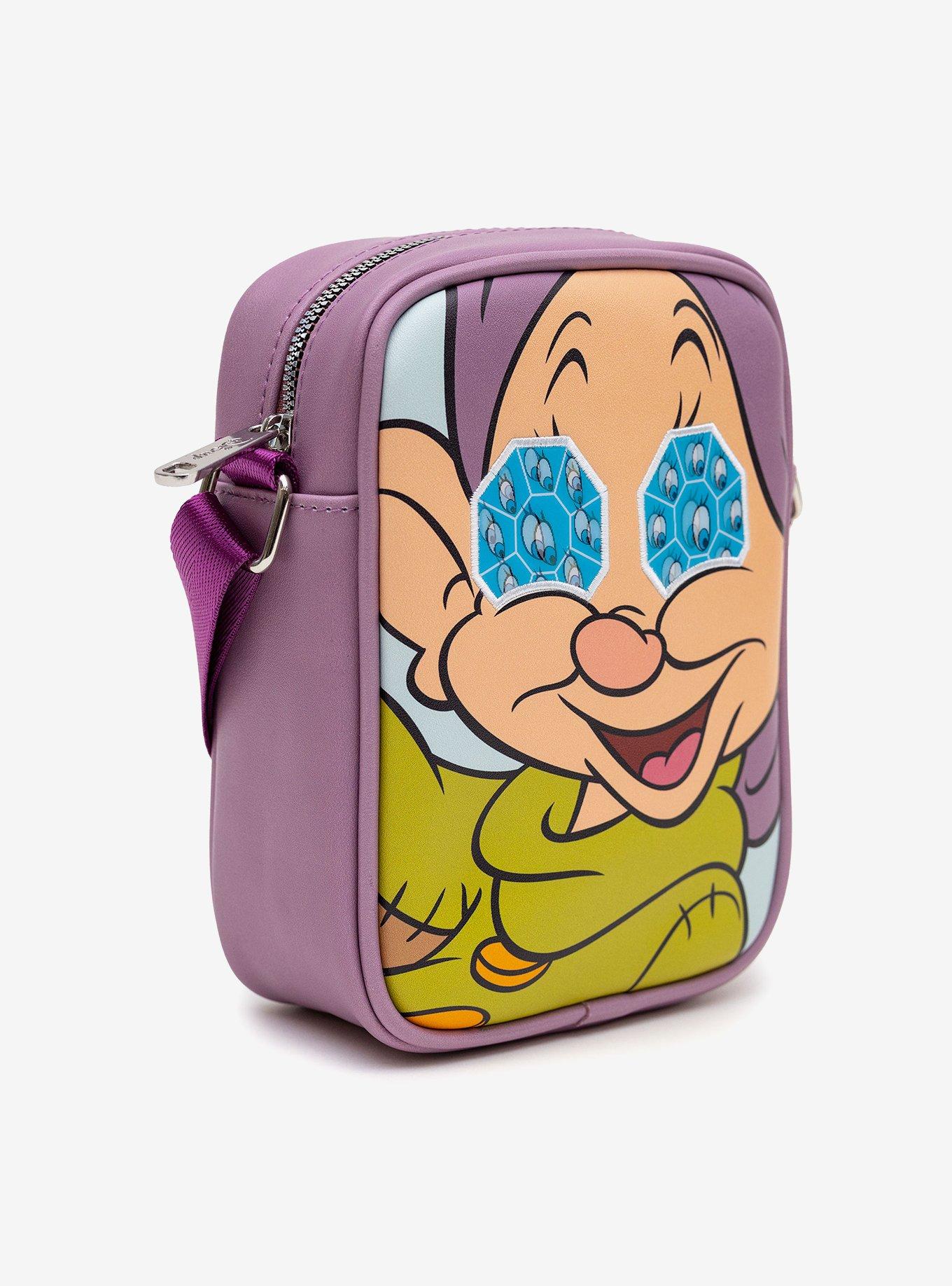 Disney Snow White Dopey Dwarf Close Up Crossbody Bag, , alternate