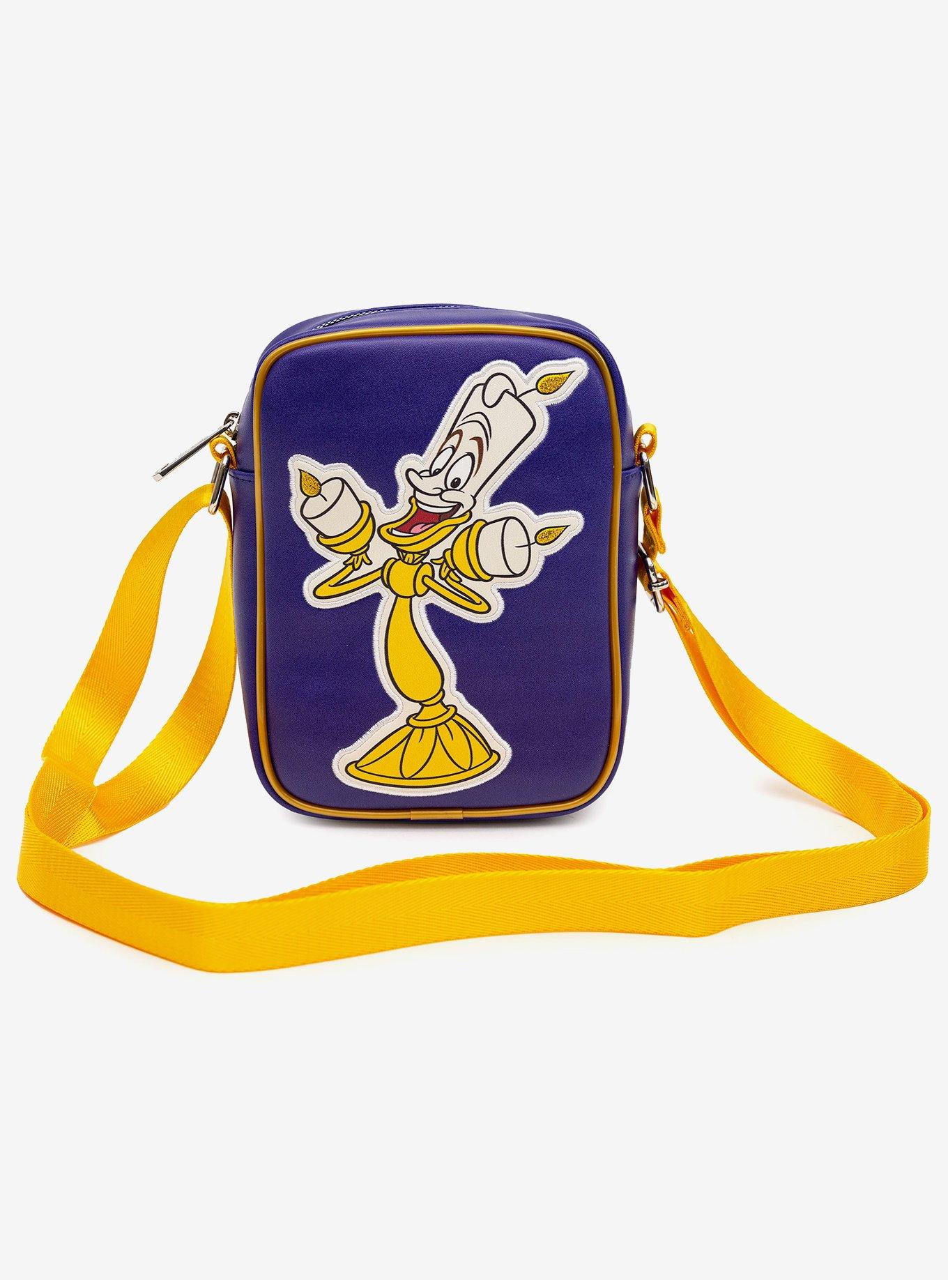 Disney Beauty & the Beast Lumiere Smiling Pose Crossbody Bag, , alternate