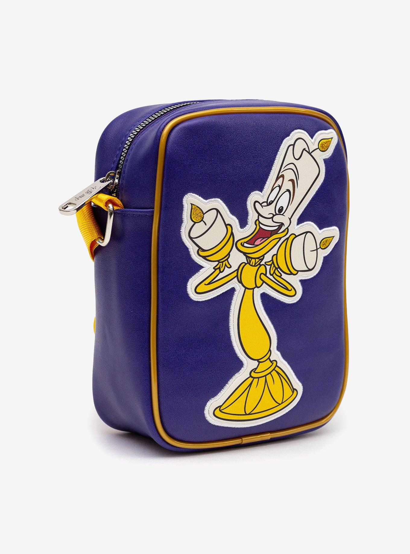 Disney Beauty & the Beast Lumiere Smiling Pose Crossbody Bag, , alternate