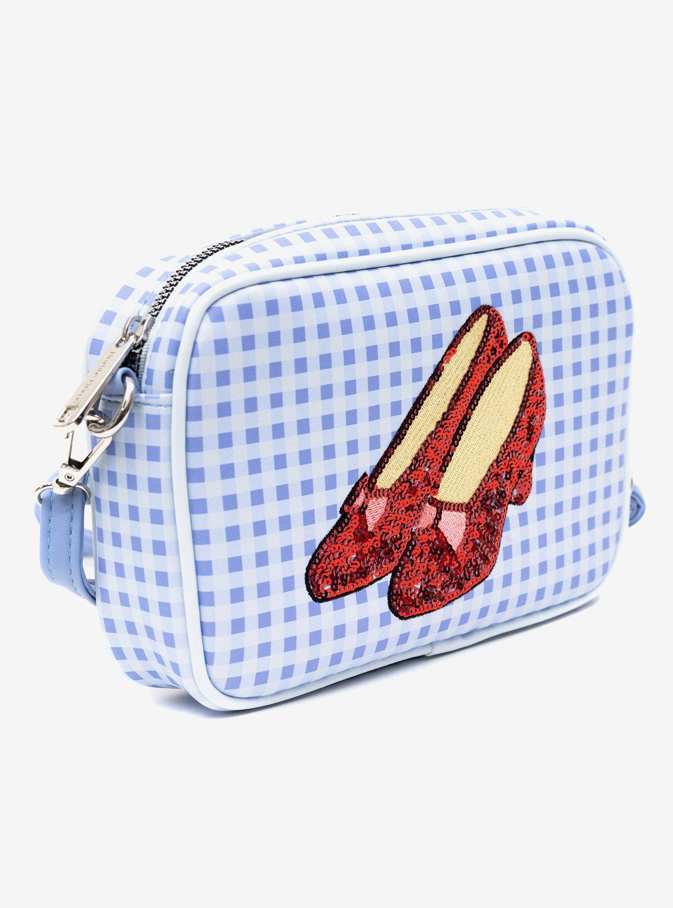 The Wizard of Oz Dorothy Sequined Ruby Slippers Crossbody Bag, , alternate