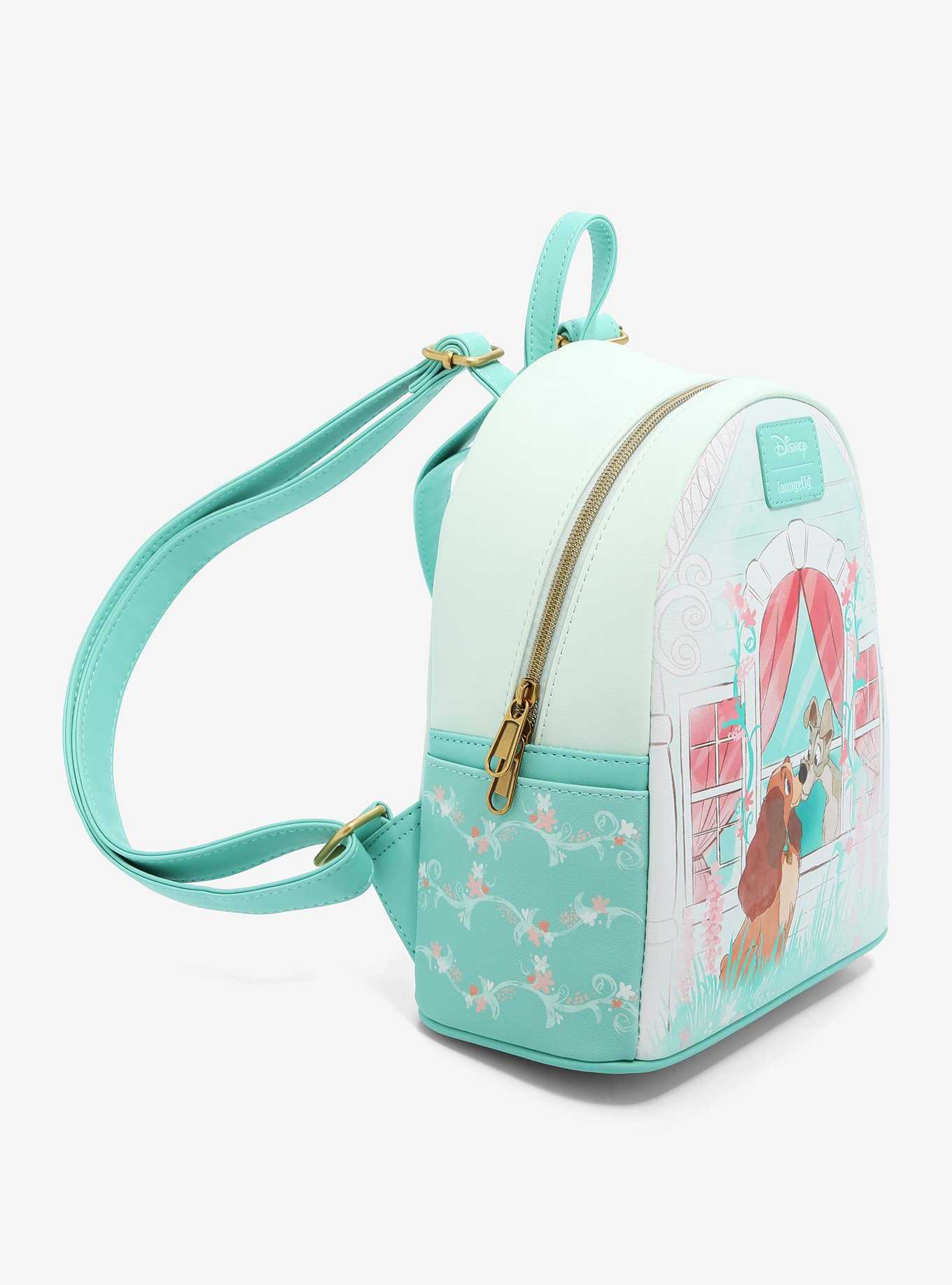 Loungefly Disney Lady And The Tramp Window Kiss Mini Backpack, , hi-res