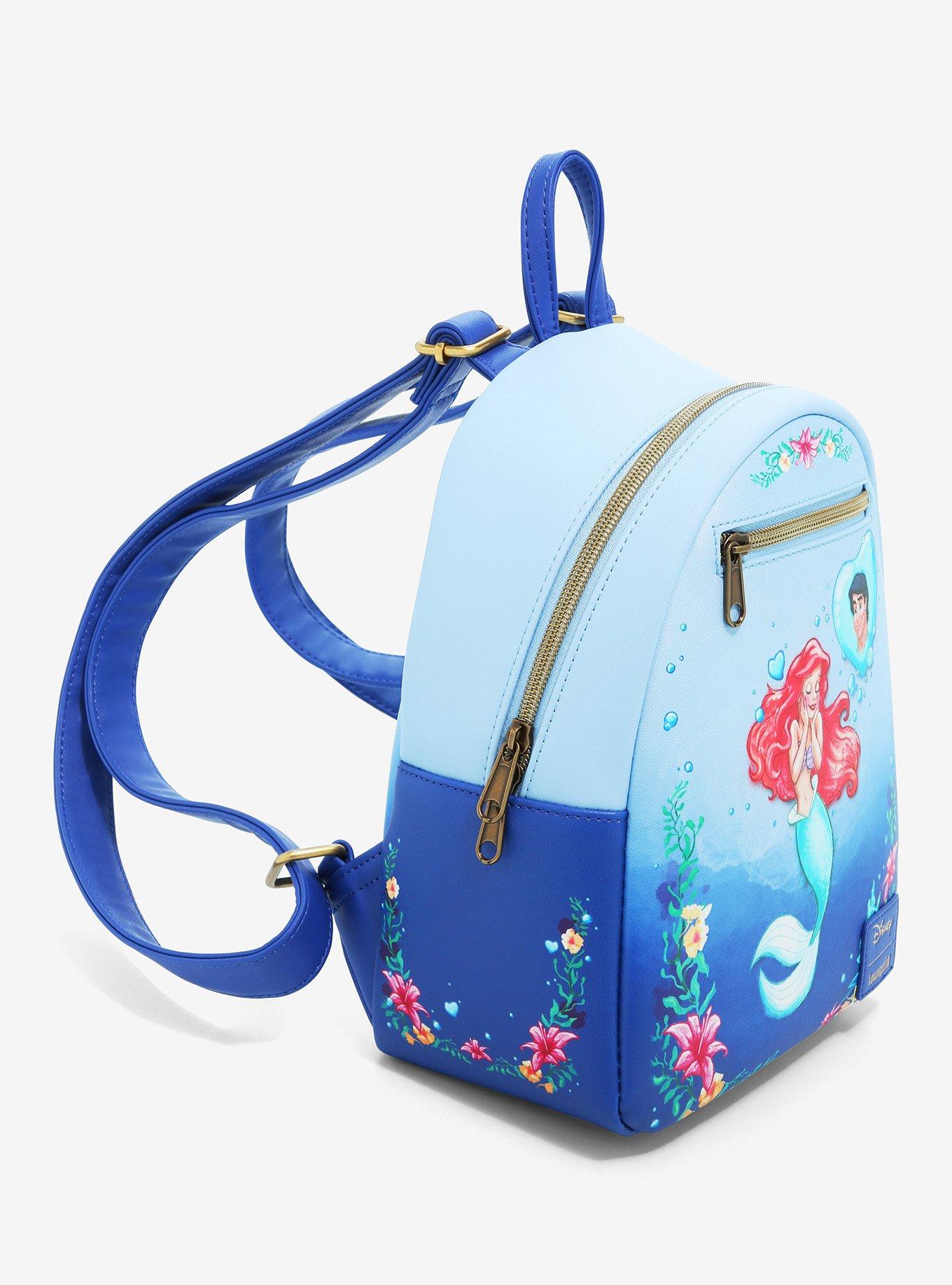 Loungefly Disney The Little Mermaid Ariel Daydreaming Mini Backpack, , alternate