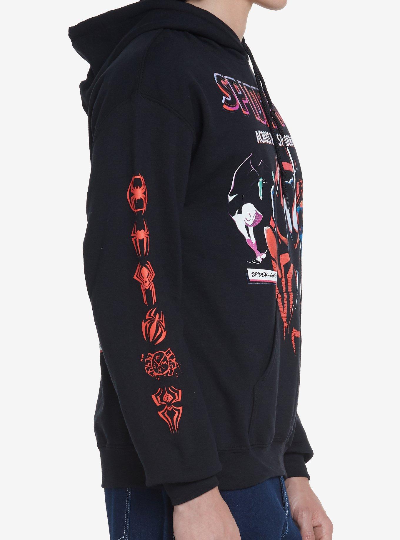 Marvel Spider-Man: Across The Spider-Verse Characters Hoodie, BLACK, alternate