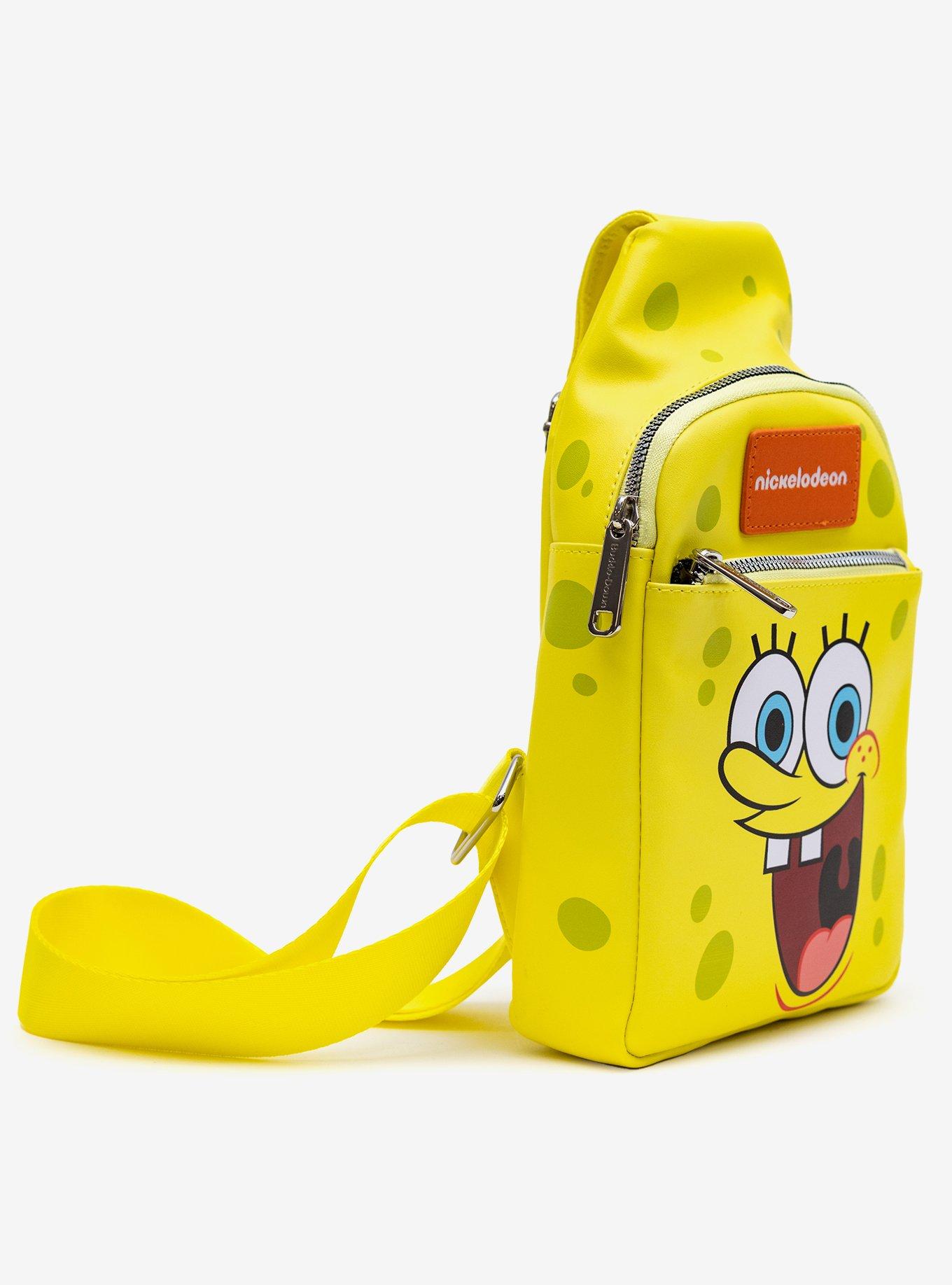 SpongeBob SquarePants Smiling Face Close Up Crossbody Bag, , alternate