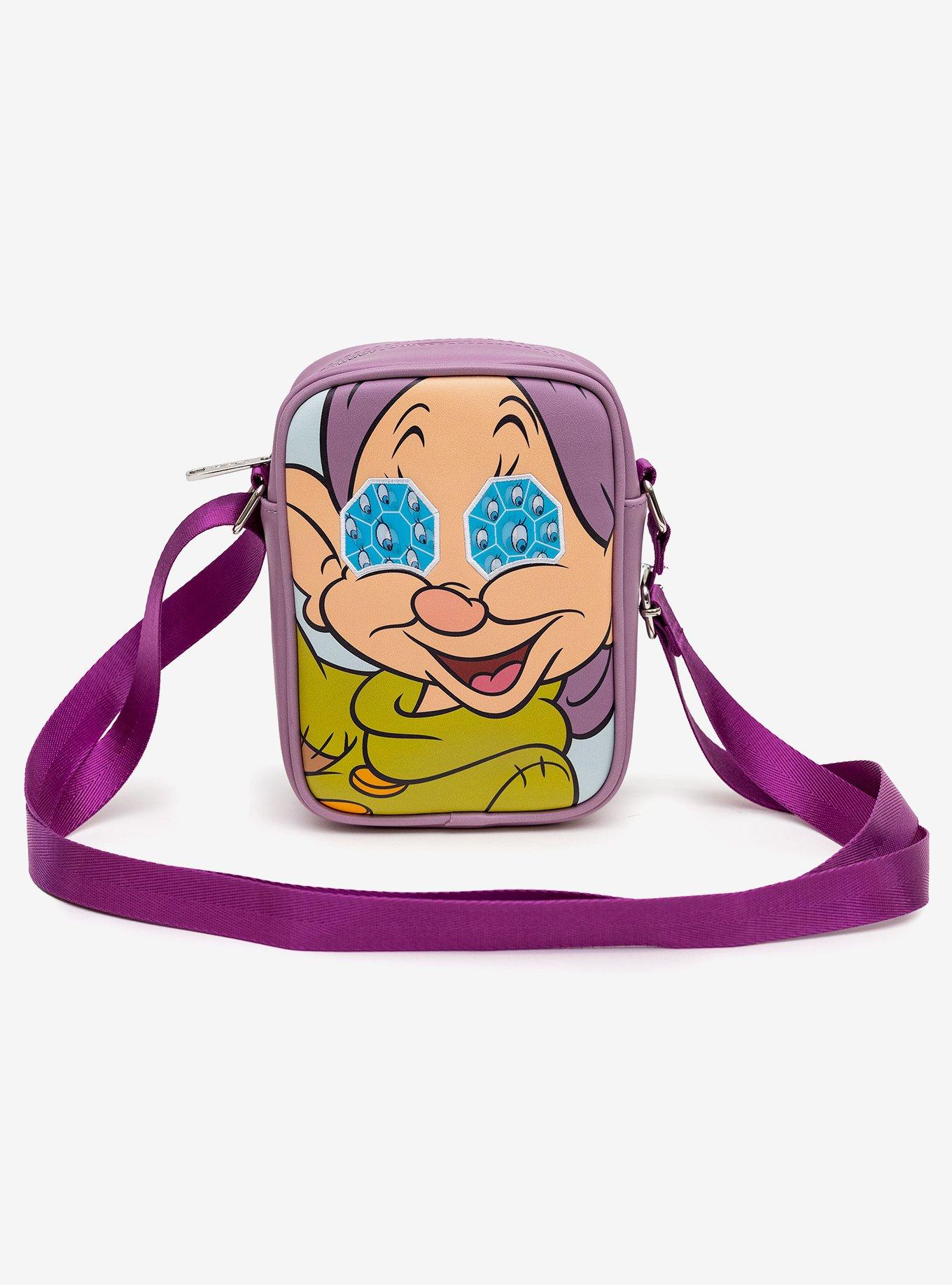 Disney Snow White Dopey Dwarf Close Up Crossbody Bag, , alternate