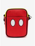 Disney Mickey Mouse Happy Face & Buttons Close Up Crossbody Bag, , alternate