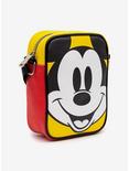 Disney Mickey Mouse Happy Face & Buttons Close Up Crossbody Bag, , alternate