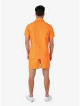 The Orange Summer Button-Up Shirt and Short, ORANGE, alternate