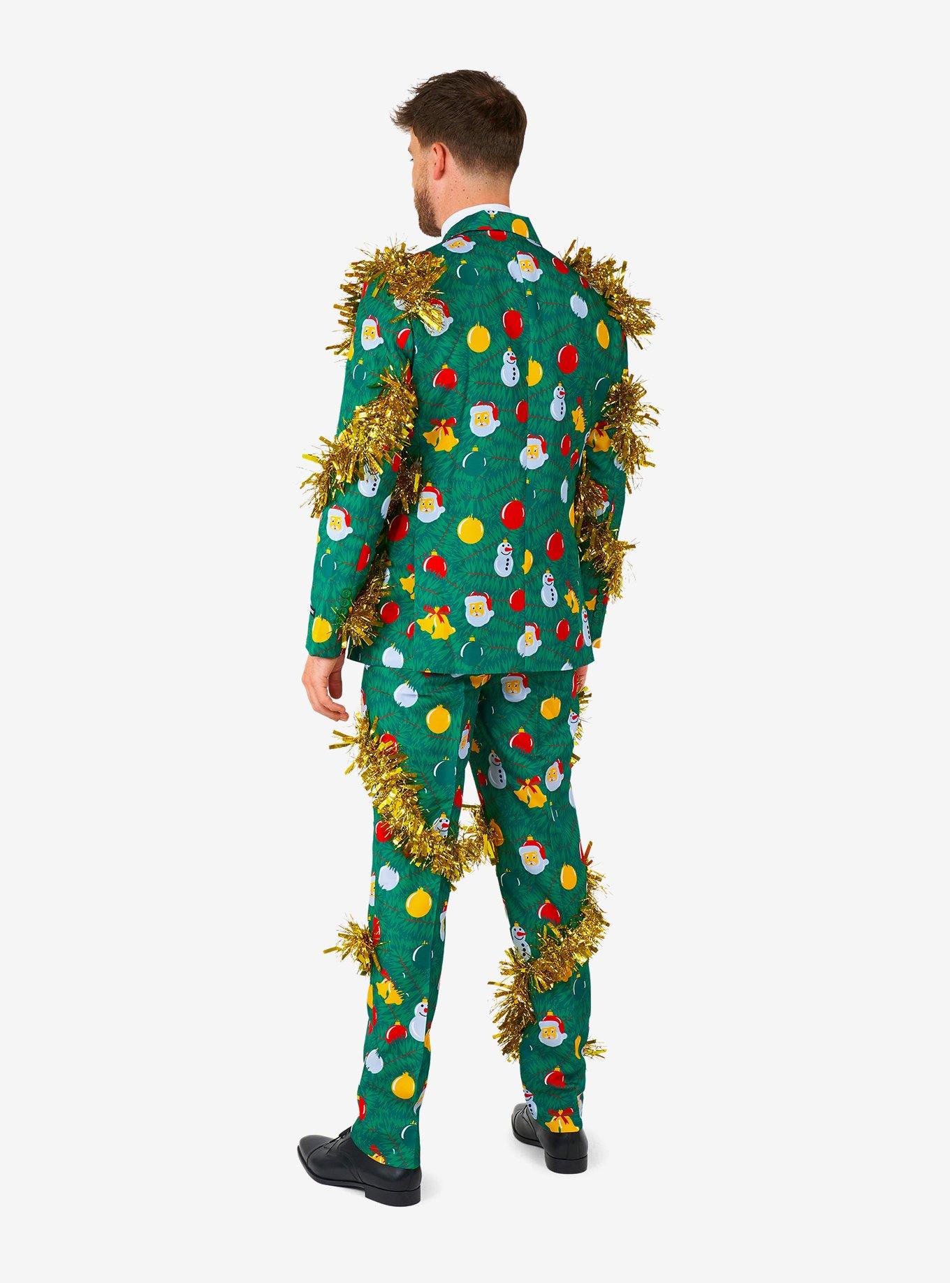 Christmas Deco Green Suit, MULTI, alternate