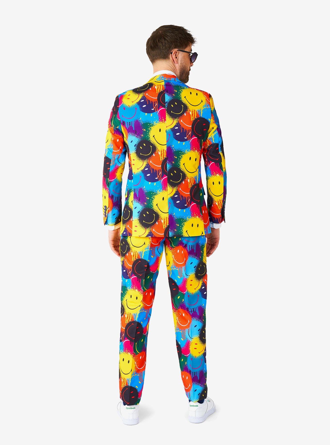 Smiley Drip Suit, MULTI, alternate