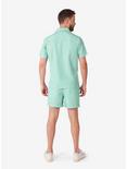 Magic Mint Summer Button-Up Shirt and Short, GREEN, alternate