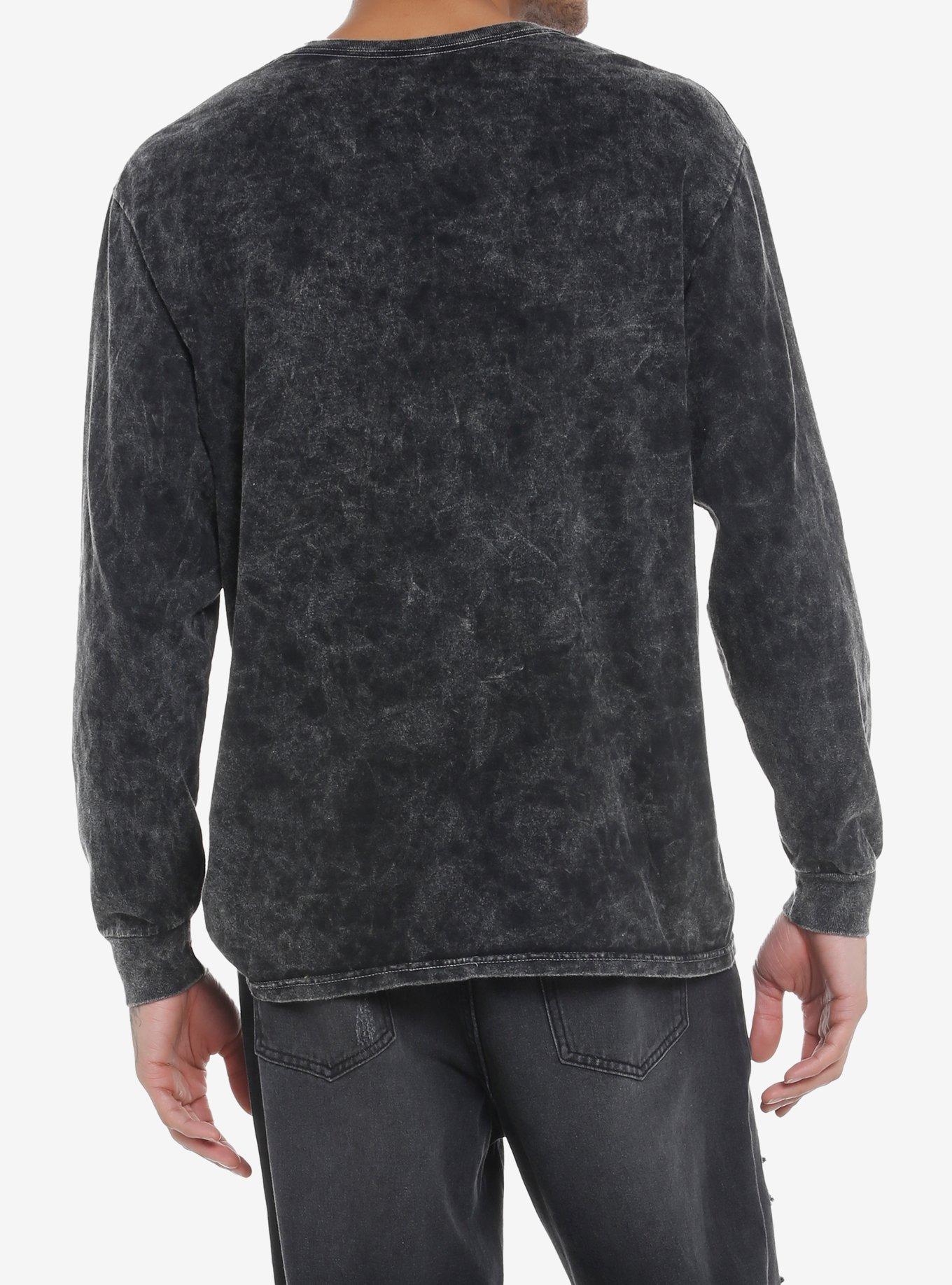 Death Moth Eye Flower Tie-Dye Long-Sleeve T-Shirt, MULTI, alternate