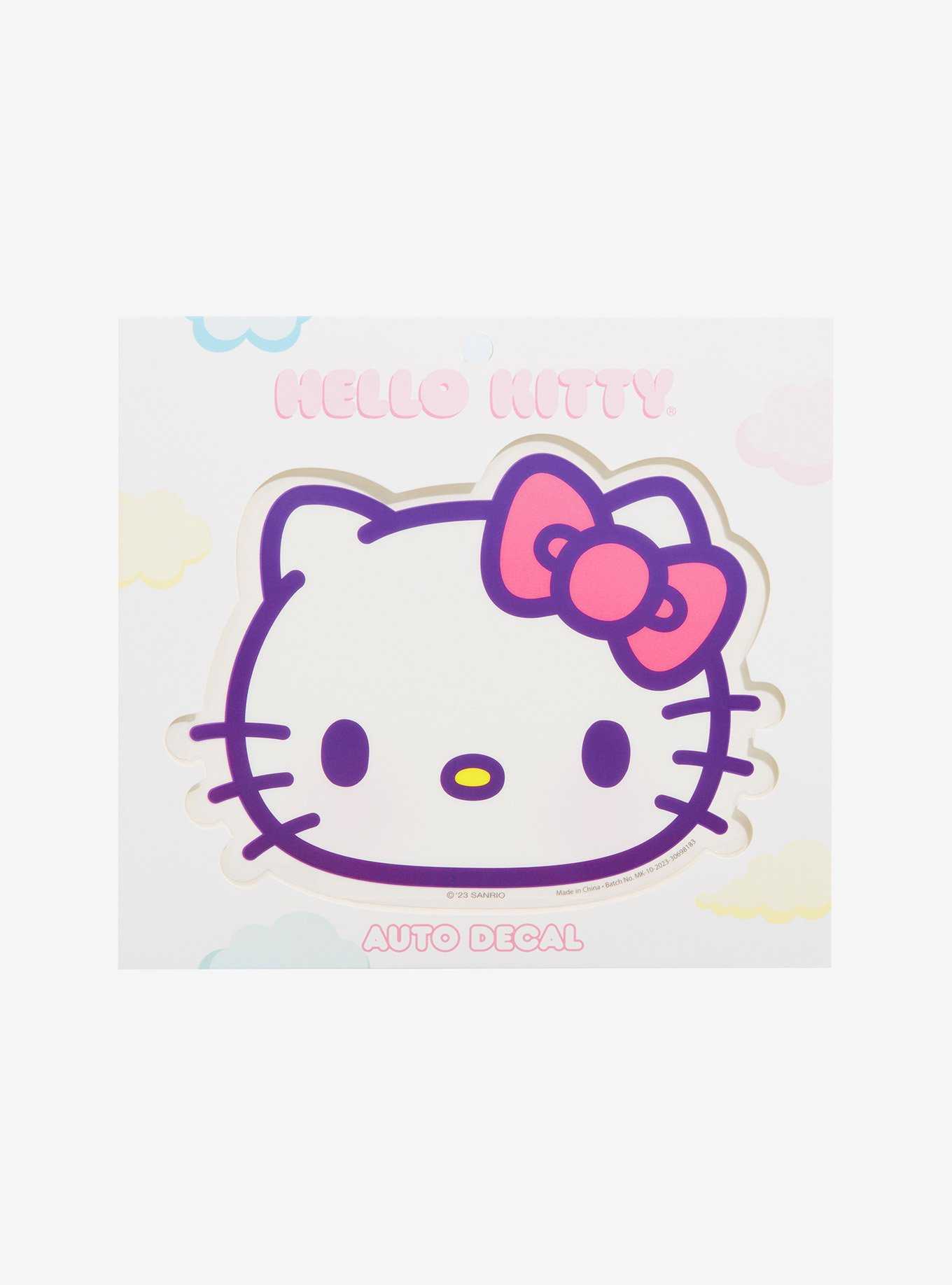 Hello Kitty Head Decal, , hi-res