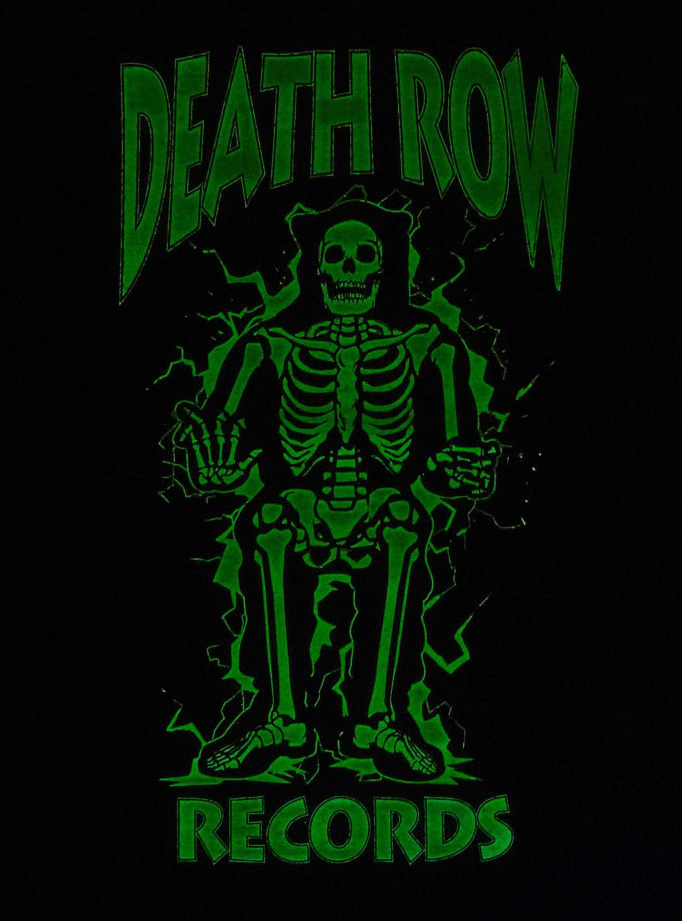 Death Row Records Skeleton Glow-In-The-Dark T-Shirt, , hi-res