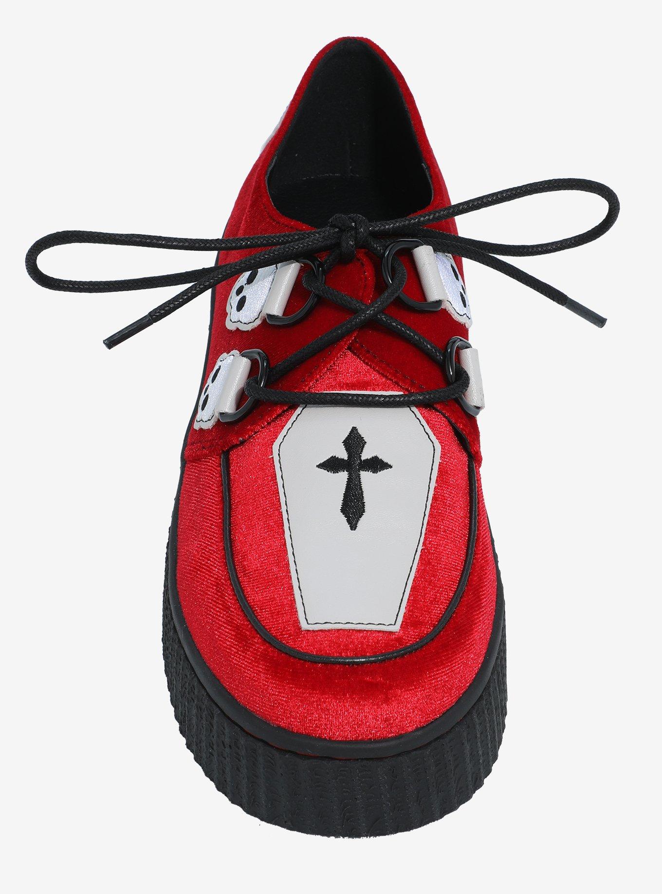 Strange Cvlt Coffin Red Velvet Krypt Creepers, MULTI, alternate