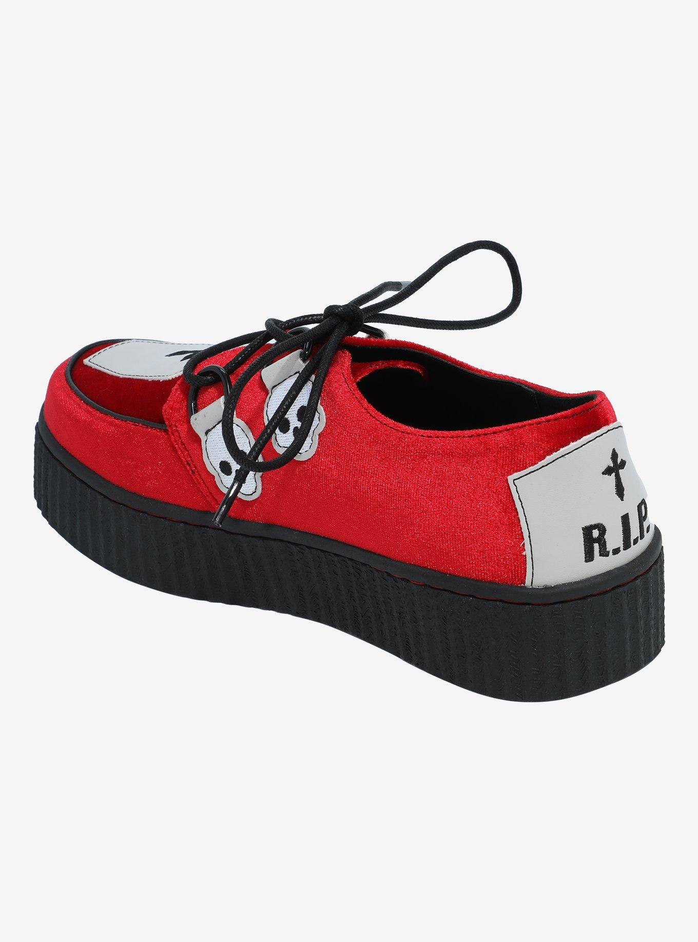 Strange Cvlt Coffin Red Velvet Krypt Creepers, MULTI, alternate
