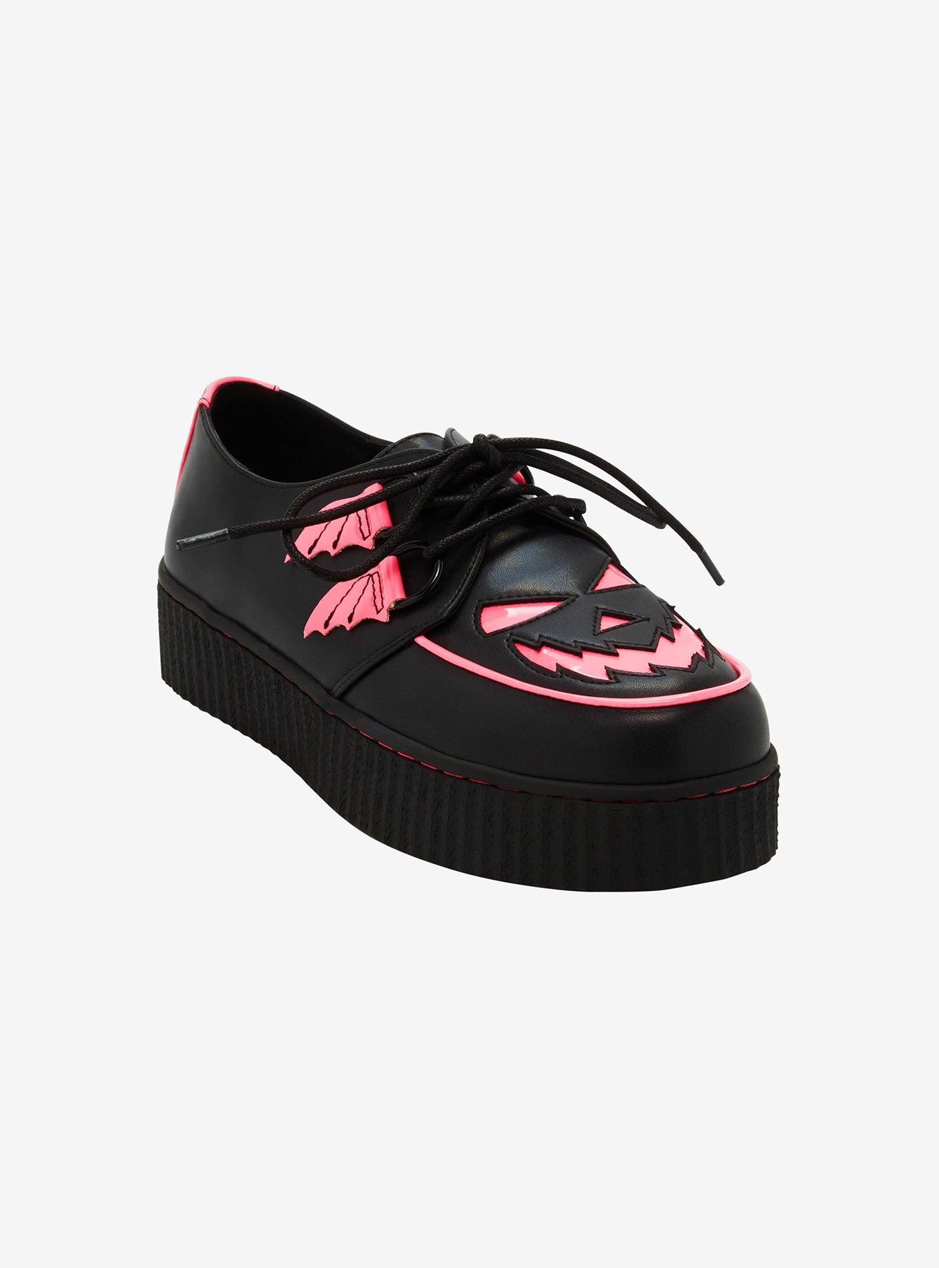 Strange Cvlt Krypt Scary Jack Black & Pink Creepers, MULTI, alternate