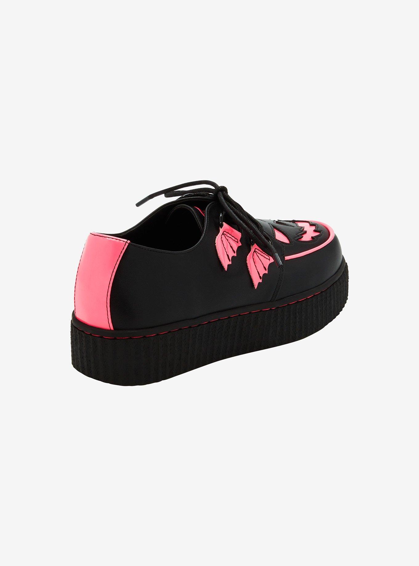 Strange Cvlt Krypt Scary Jack Black & Pink Creepers, MULTI, alternate