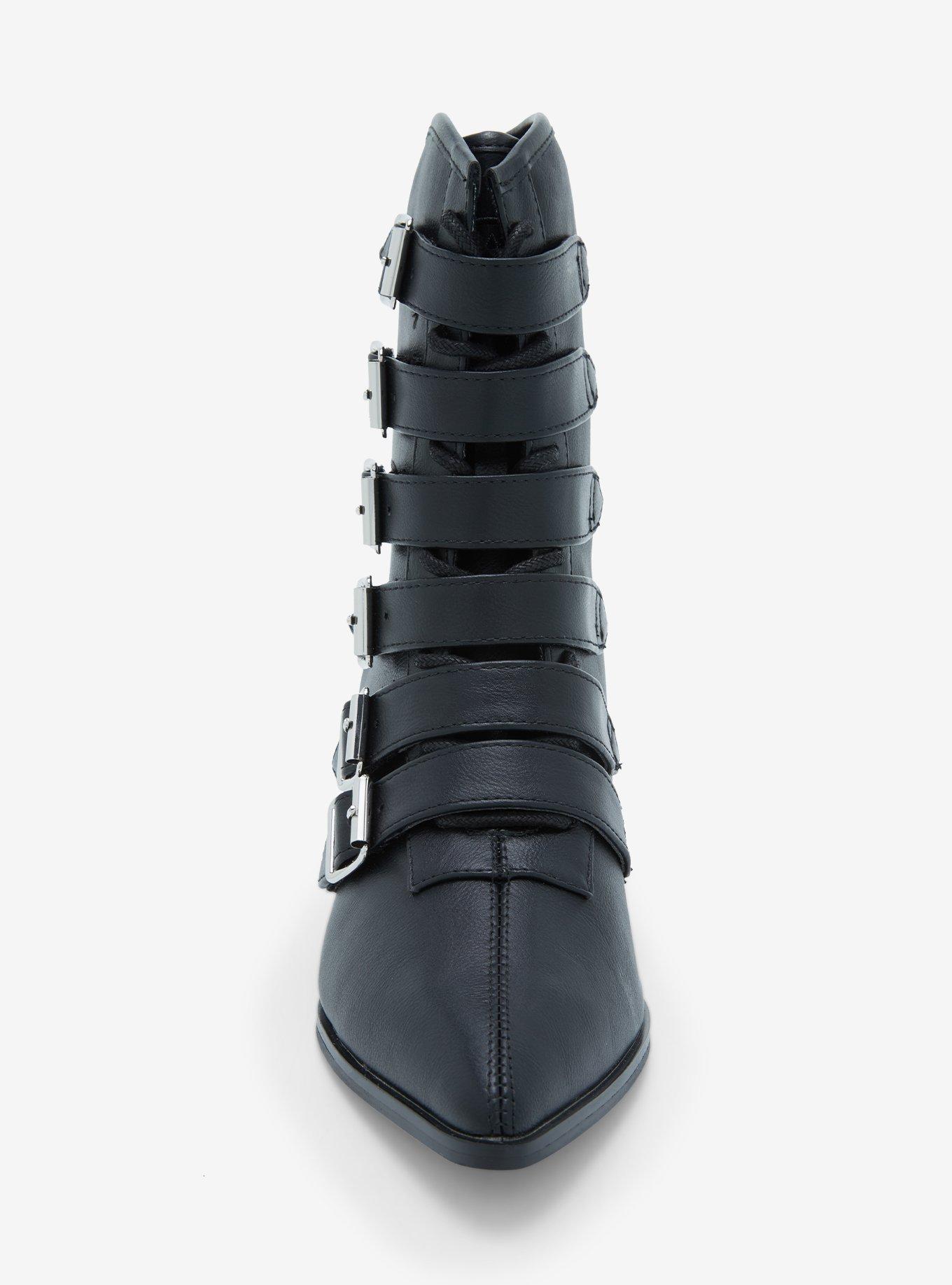 Strange Cvlt Black Strap Coven Boots, MULTI, alternate