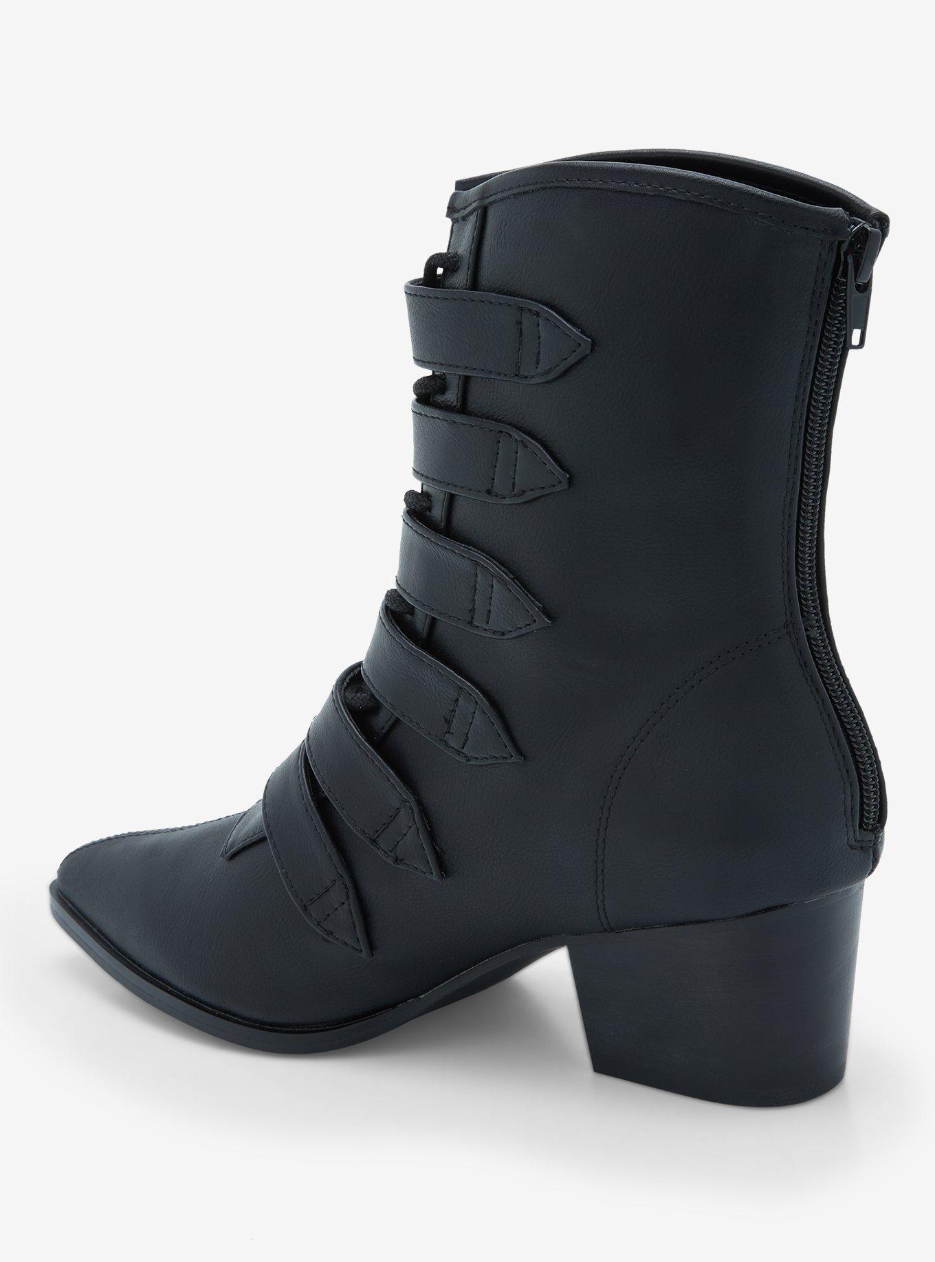 Strange Cvlt Black Strap Coven Boots, MULTI, alternate