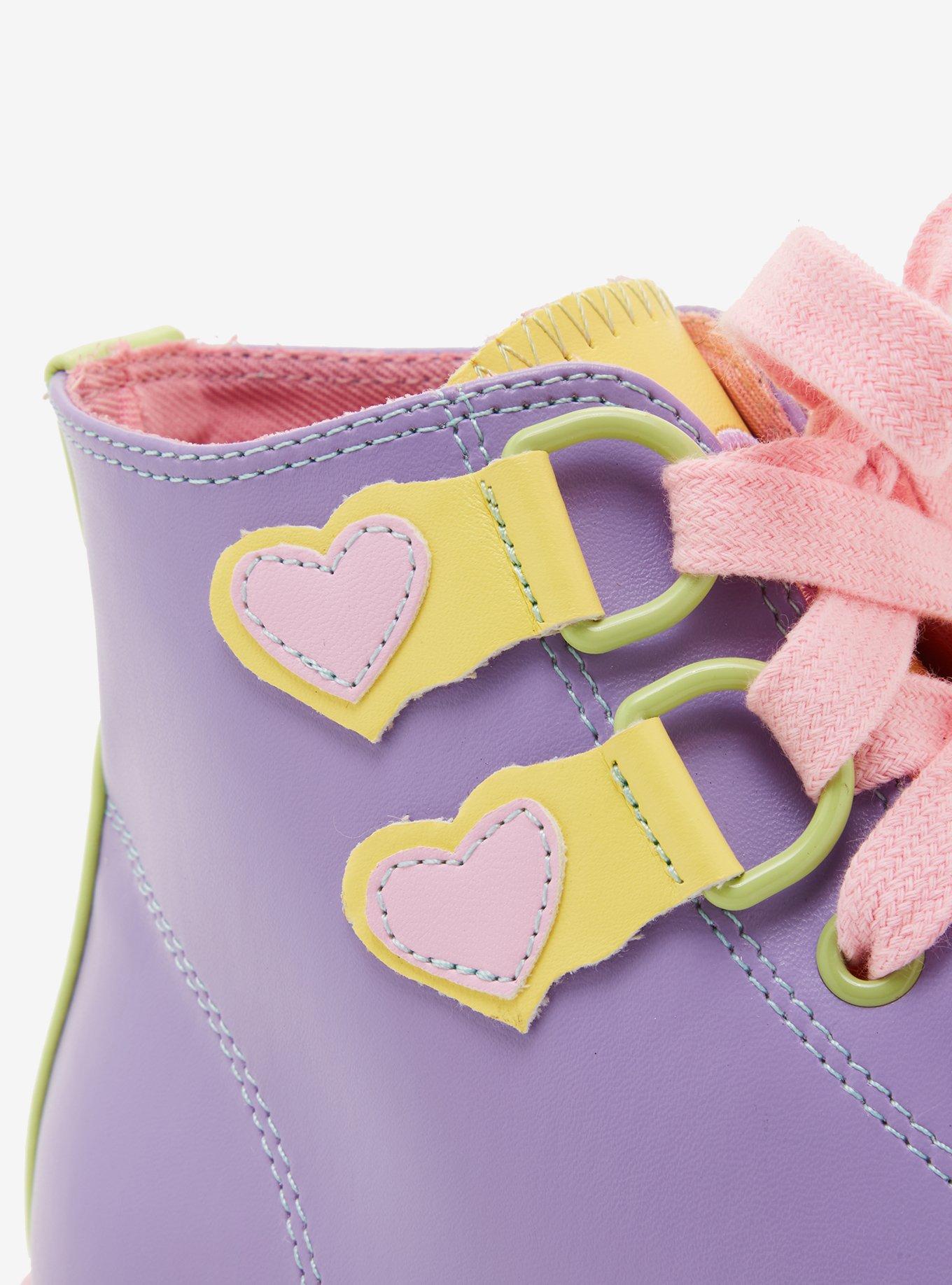 Strange Cvlt Pastel Hearts Hi-Top Sneakers, MULTI, alternate