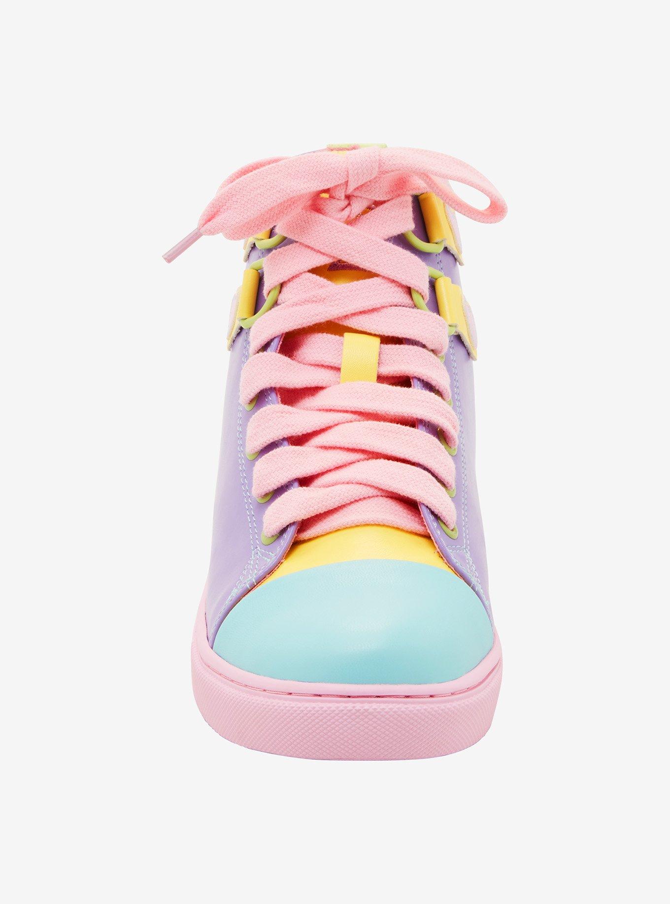 Strange Cvlt Pastel Hearts Hi-Top Sneakers, MULTI, alternate