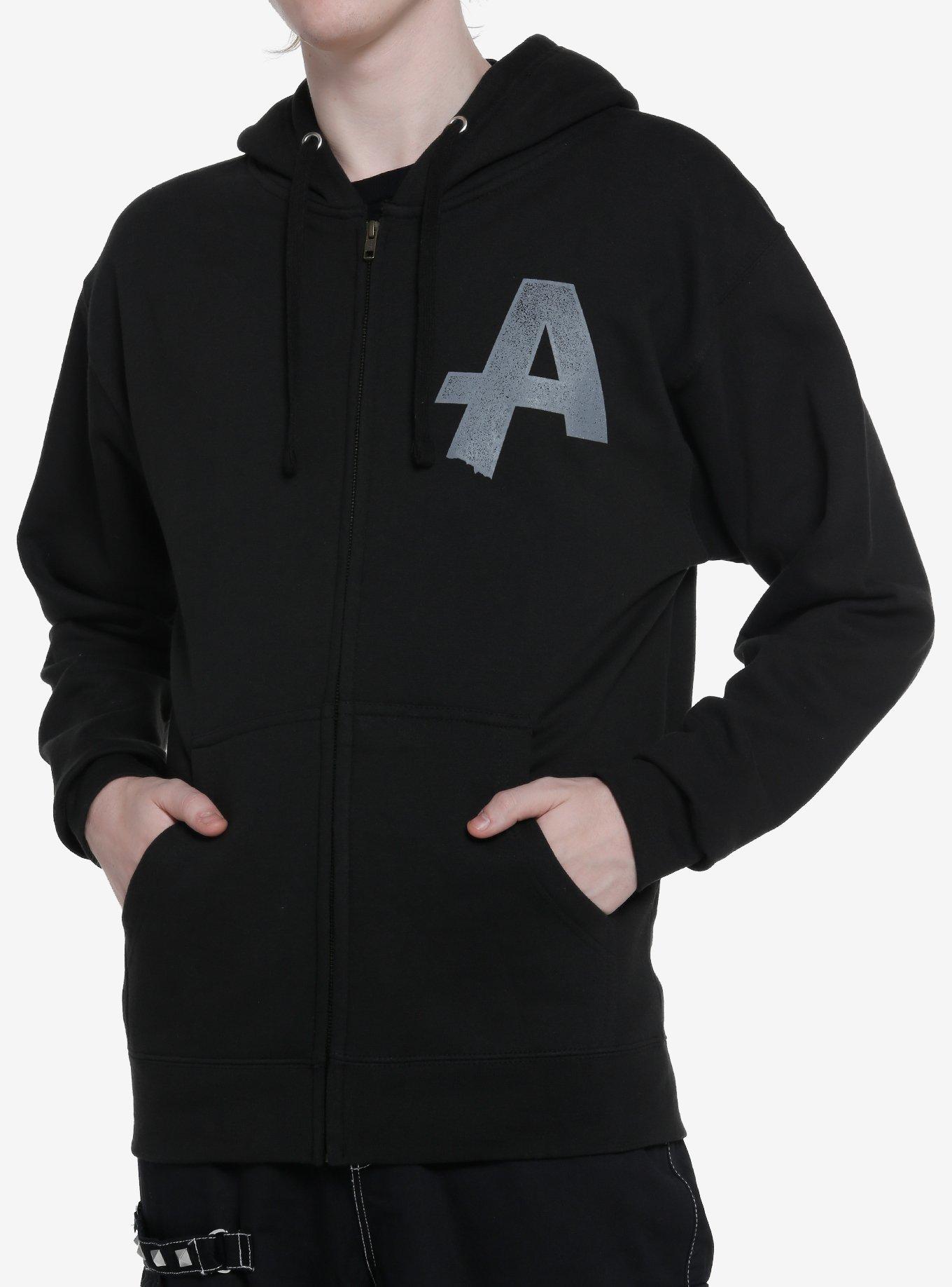 Asking Alexandria Grim Reaper Hoodie, BLACK, alternate