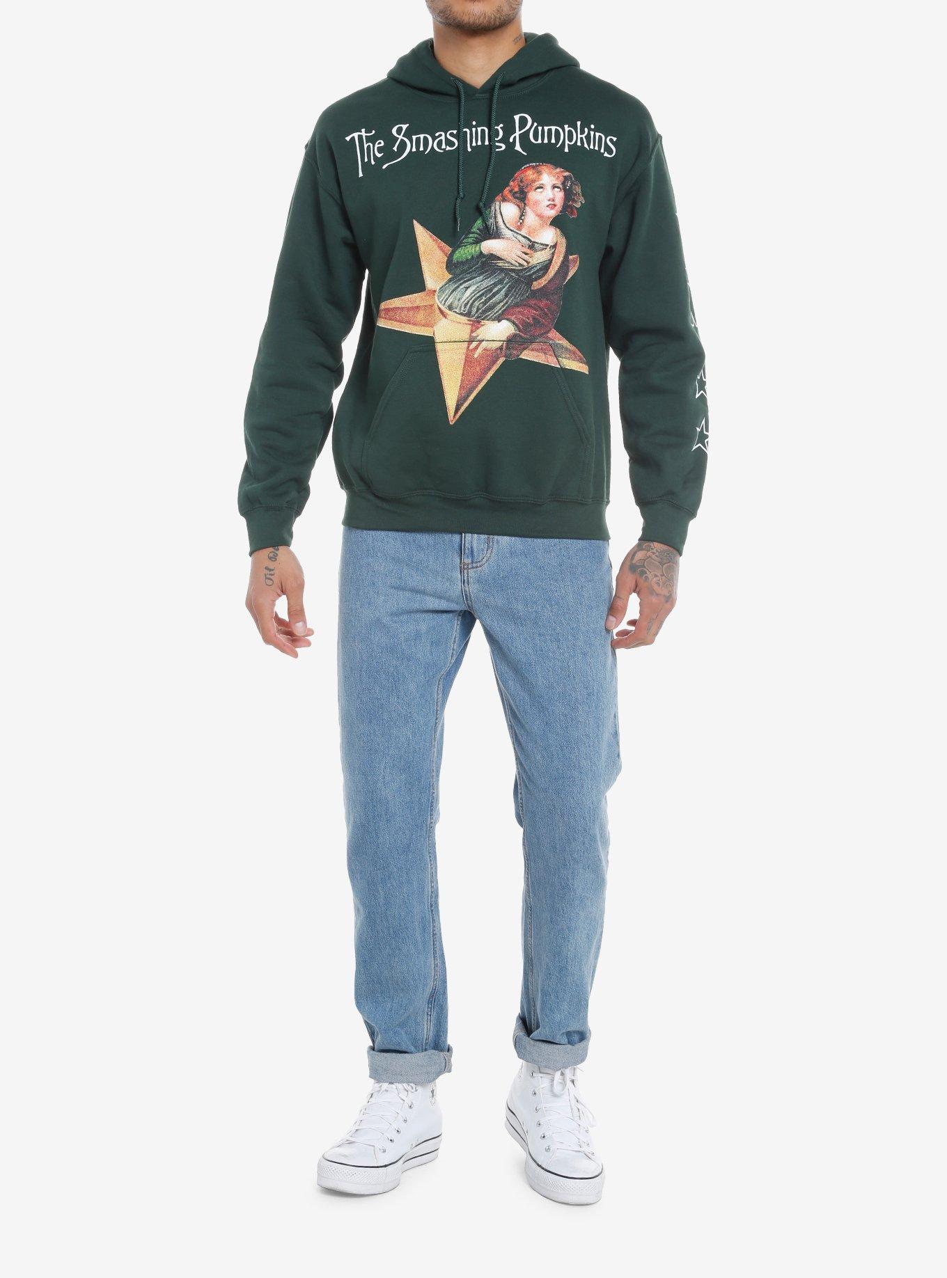 The Smashing Pumpkins Mellon Collie Hoodie, FOREST GREEN, alternate