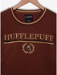 Harry Potter Hufflepuff House Emblem Crewneck - BoxLunch Exclusive, BROWN, alternate