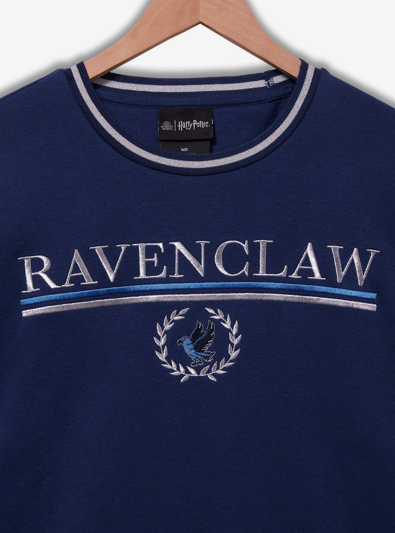 Harry Potter Ravenclaw House Emblem Crewneck - BoxLunch Exclusive, NAVY, alternate
