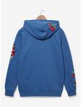 Disney Lilo & Stitch Floral Ohana Hoodie - BoxLunch Exclusive, BLUE, alternate