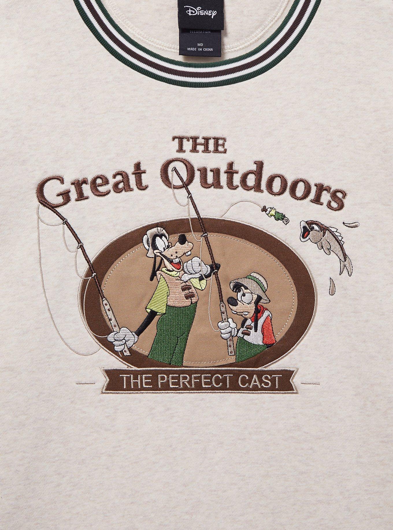 Disney Goofy Great Outdoors Sweatshirt — BoxLunch Exclusive, HEATHER, alternate