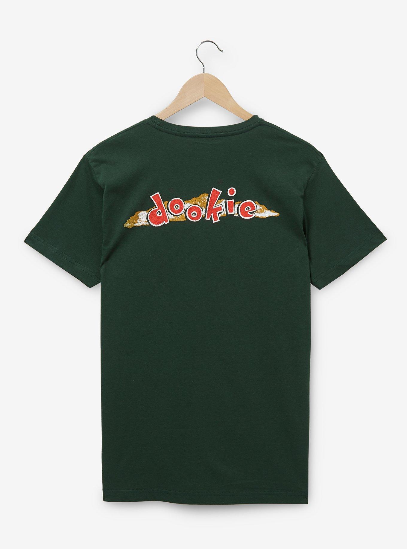 Green Day Dookie Album Text T-Shirt, GREEN, alternate