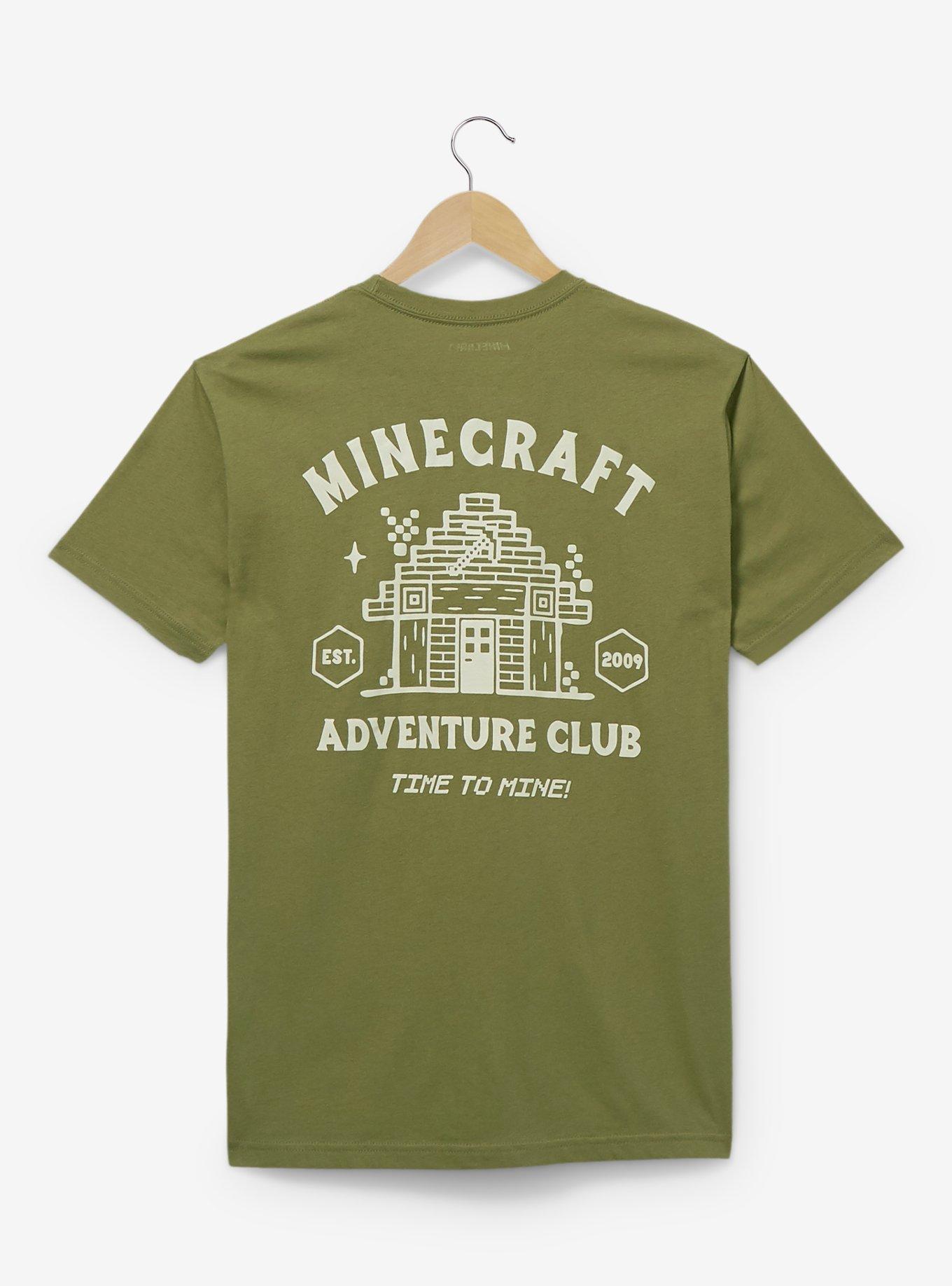 Minecraft Adventure Club T-Shirt - BoxLunch Exclusive, OLIVE, alternate