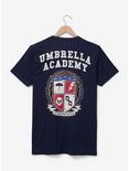 The Umbrella Academy Crest T-Shirt — BoxLunch Exclusive, NAVY, alternate